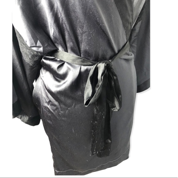 Victoria’s Secret Satin Silky Lace Trim Robe - Picture 5 of 6